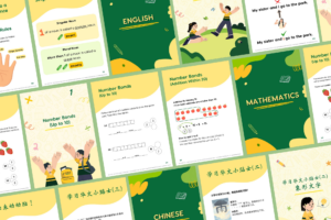 Image of Curos sample worksheets from English Maths Chinese